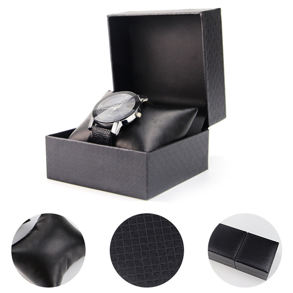 Best Jewelry Watches - Fashion Diamond Pattern Imitation Leather Watch