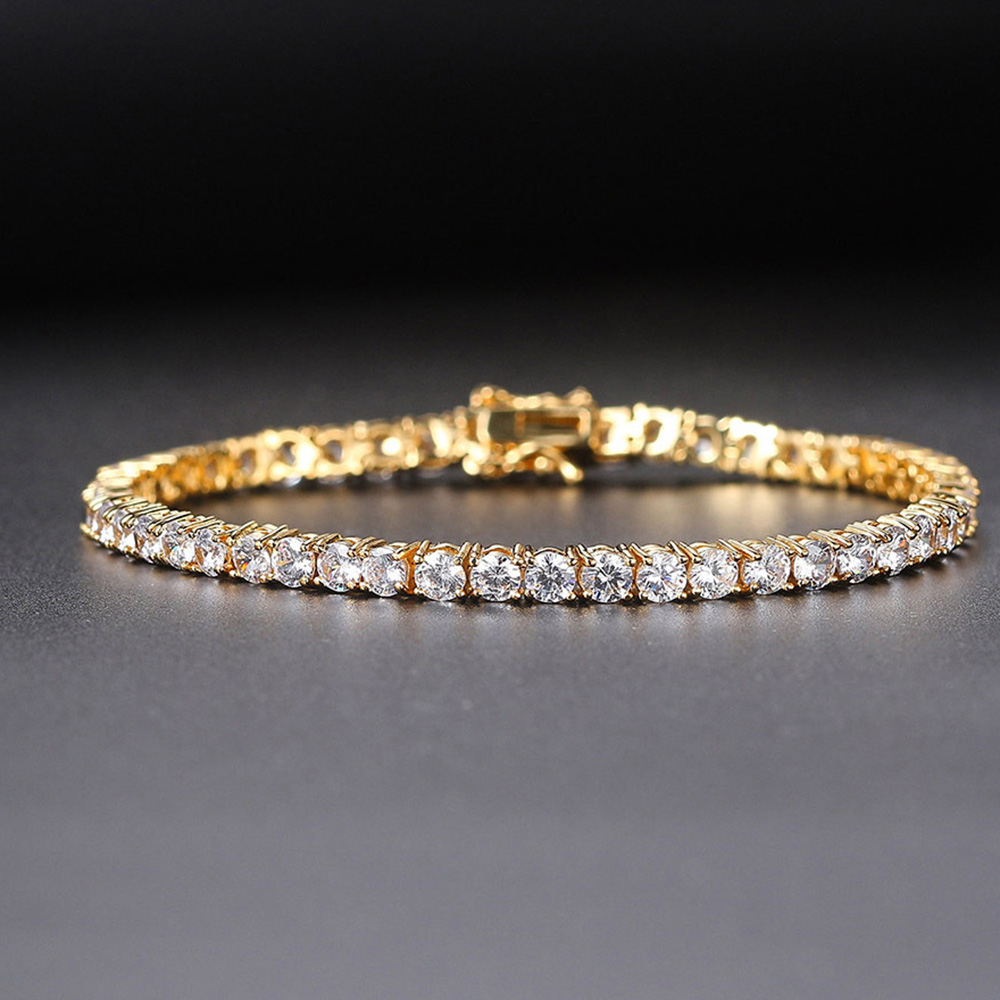 Solid Silver Fine Jewelry Chai - Tennis Bracelet Cubic recension och pris
