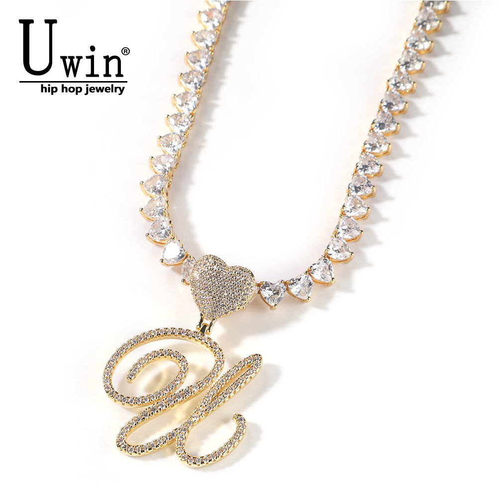 Uwin Cursive Letters With 6mm  - Tennis Bracelet Cubic recension och pris