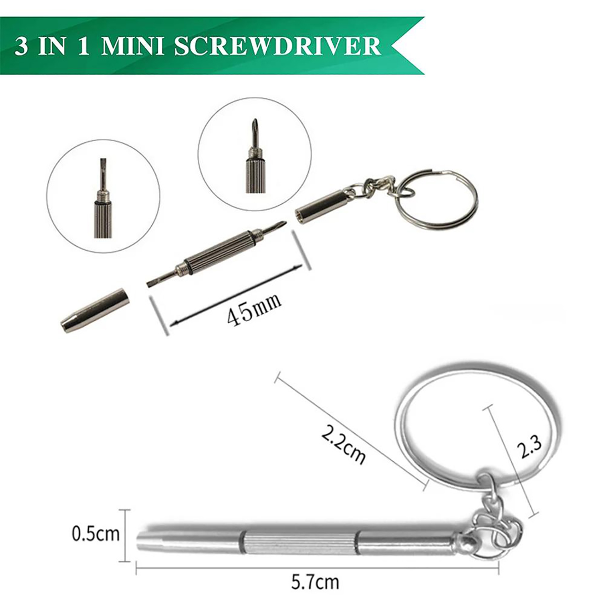 1/2PCS Precision 3 in1 Screwdr - Jewelry Repair & Watches Durham Nc recension och pris