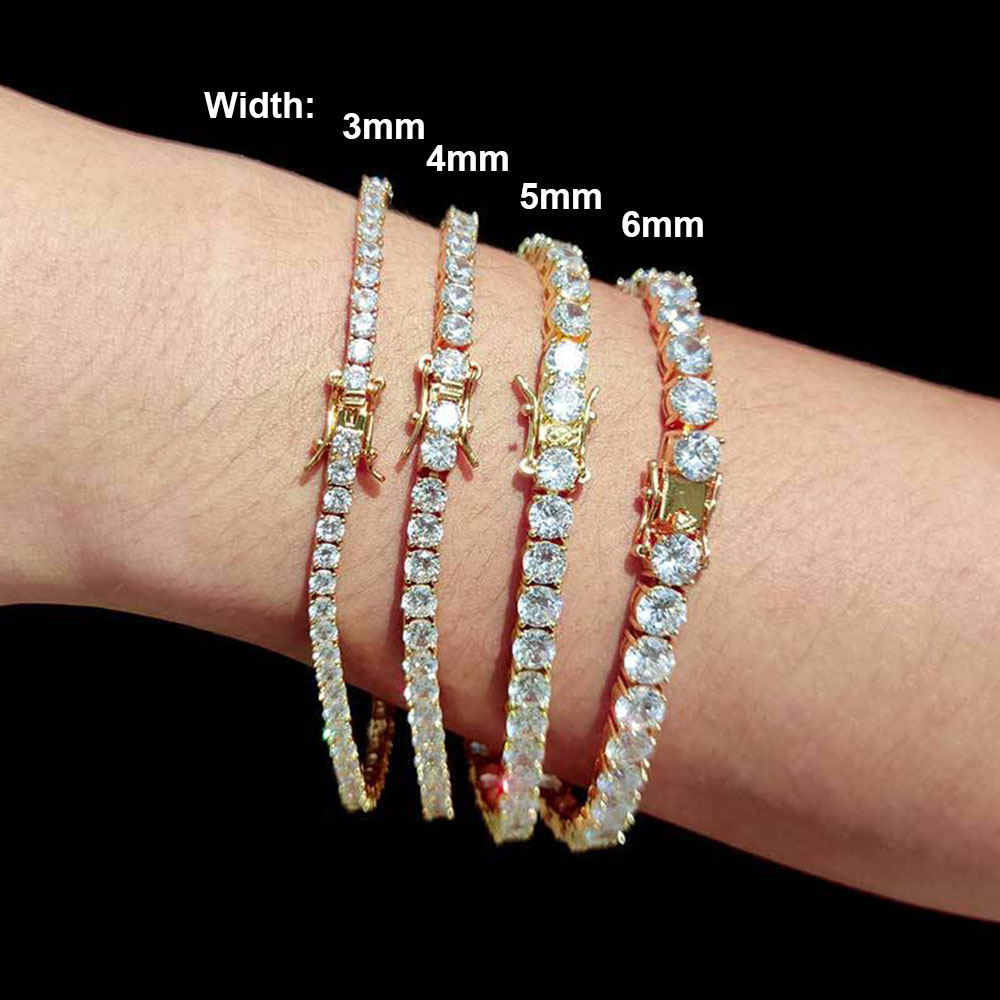 NY Fashion 3/4/5/6mm Tennis Ch - Tennis Bracelet Cubic recension och pris