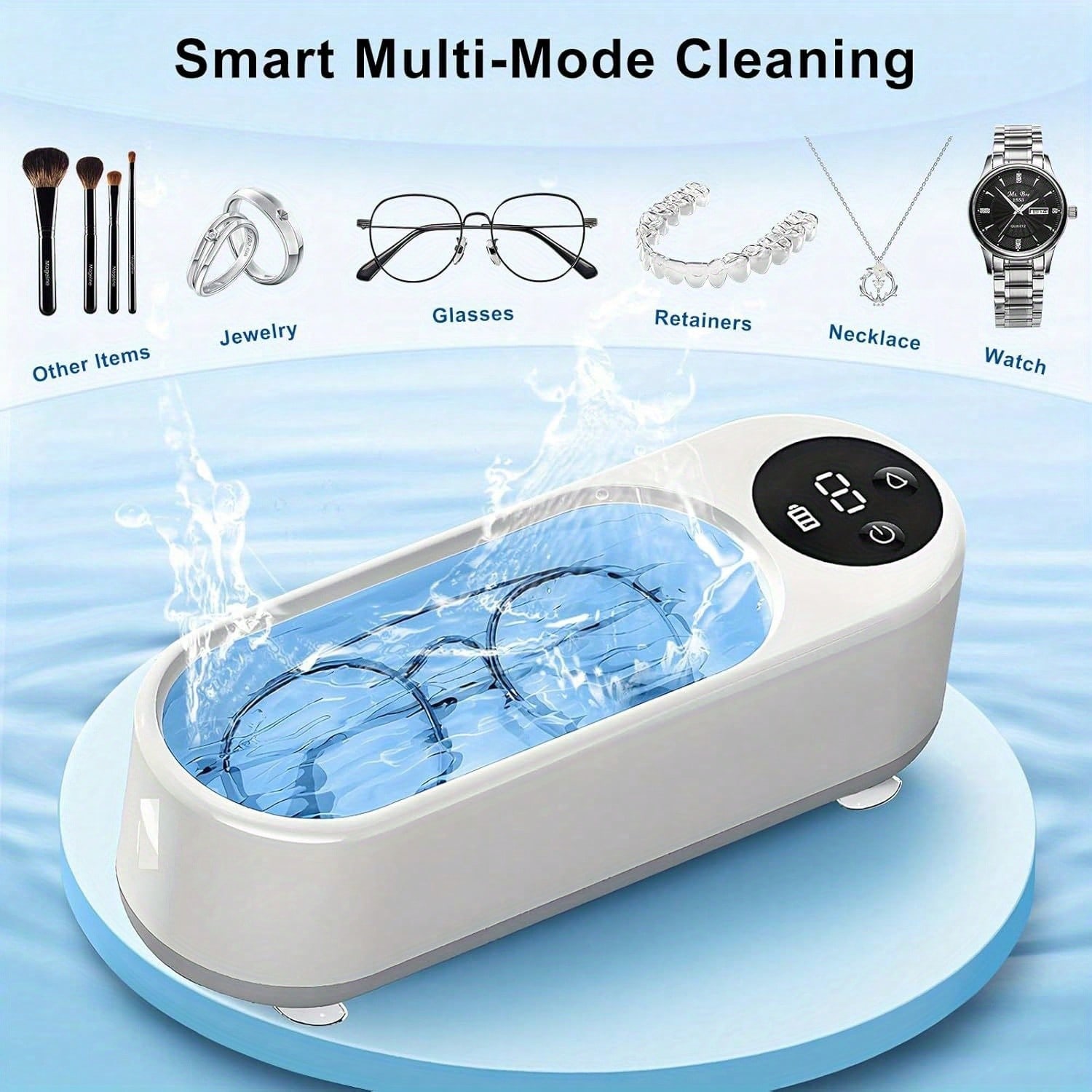 Portable Ultrasonic Cleaner, U - Jewelry Essentials Watches recension och pris