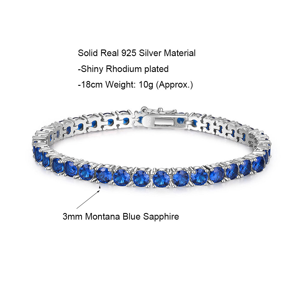 Pure Silver 15-20 cm Tennis Br - Tennis Bracelet Cubic recension och pris