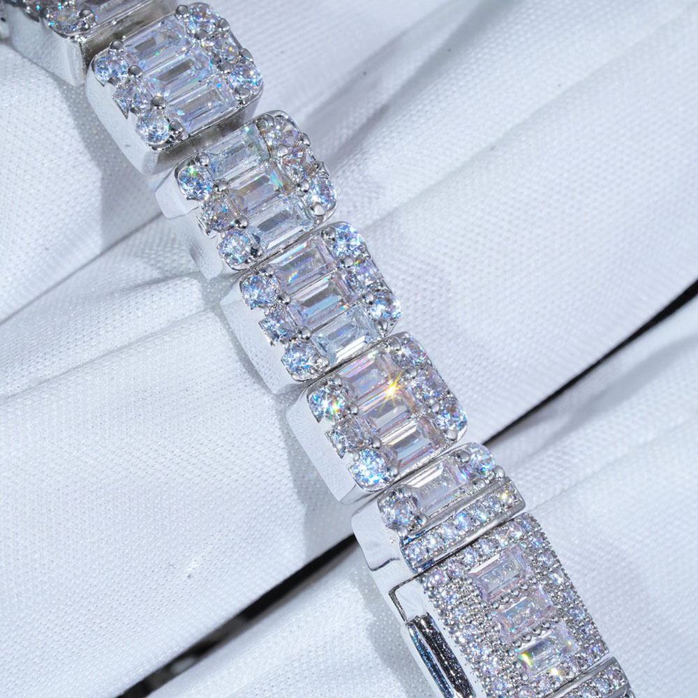 NY 8mm Cluster Tennis Bracelet - Tennis Bracelet Cubic recension och pris