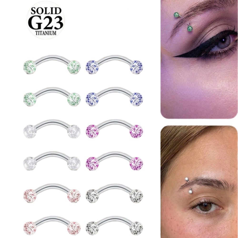 2PCS 16G 8/10mm Titanium Alloy - Christina Jewelry & Watches Marguerite Ørestik Forgyldt Sølv recension och pris