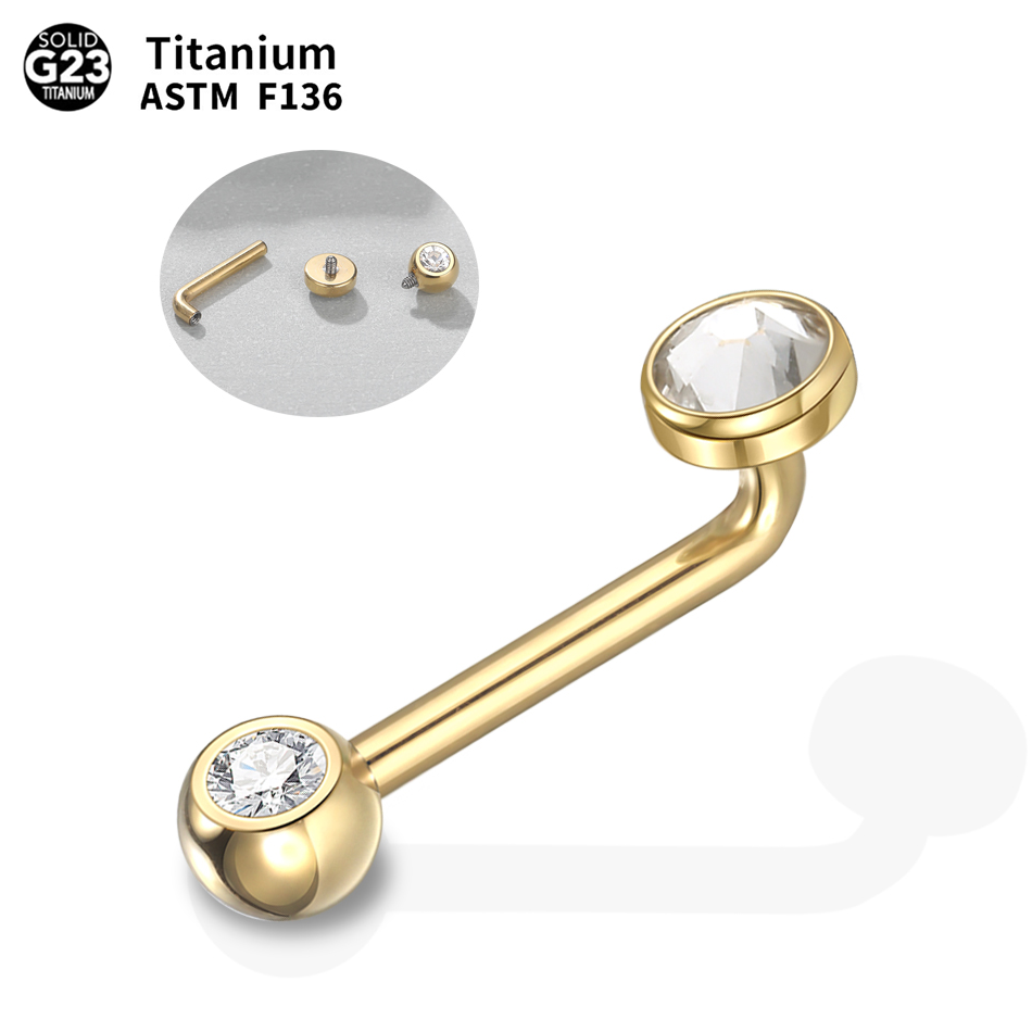 1PC  Implant Grade Titanium Ch - Christina Jewelry & Watches Marguerite Ørestik Forgyldt Sølv recension och pris