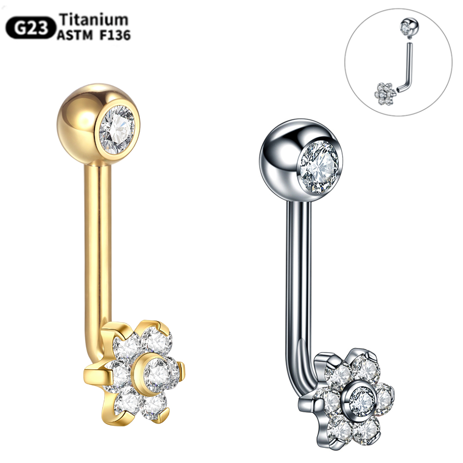 1PC Titanium Christina Piercin - Christina Jewelry & Watches Marguerite Ørestik Forgyldt Sølv recension och pris