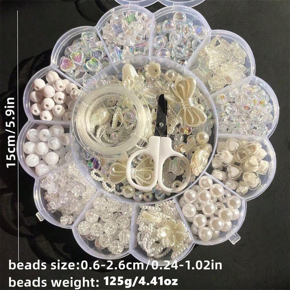 2Set/1Set 13 Grids Acrylic Flo - Fine Jewelry & Watches Photos recension och pris