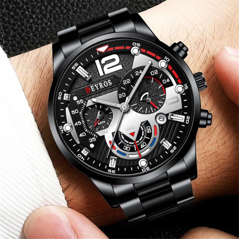 3pcs/set Fashion Men's Watch B - Best Jewelry Watches recension och pris