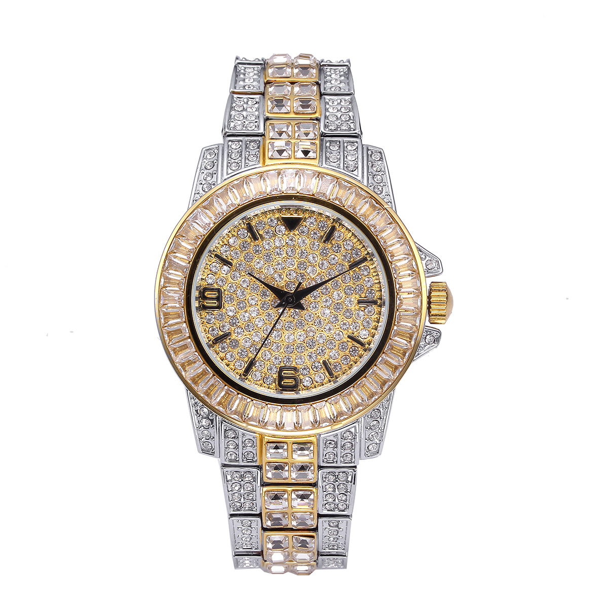 Luxury Full Stone Quartz Watch - Jewelry Watches Women recension och pris