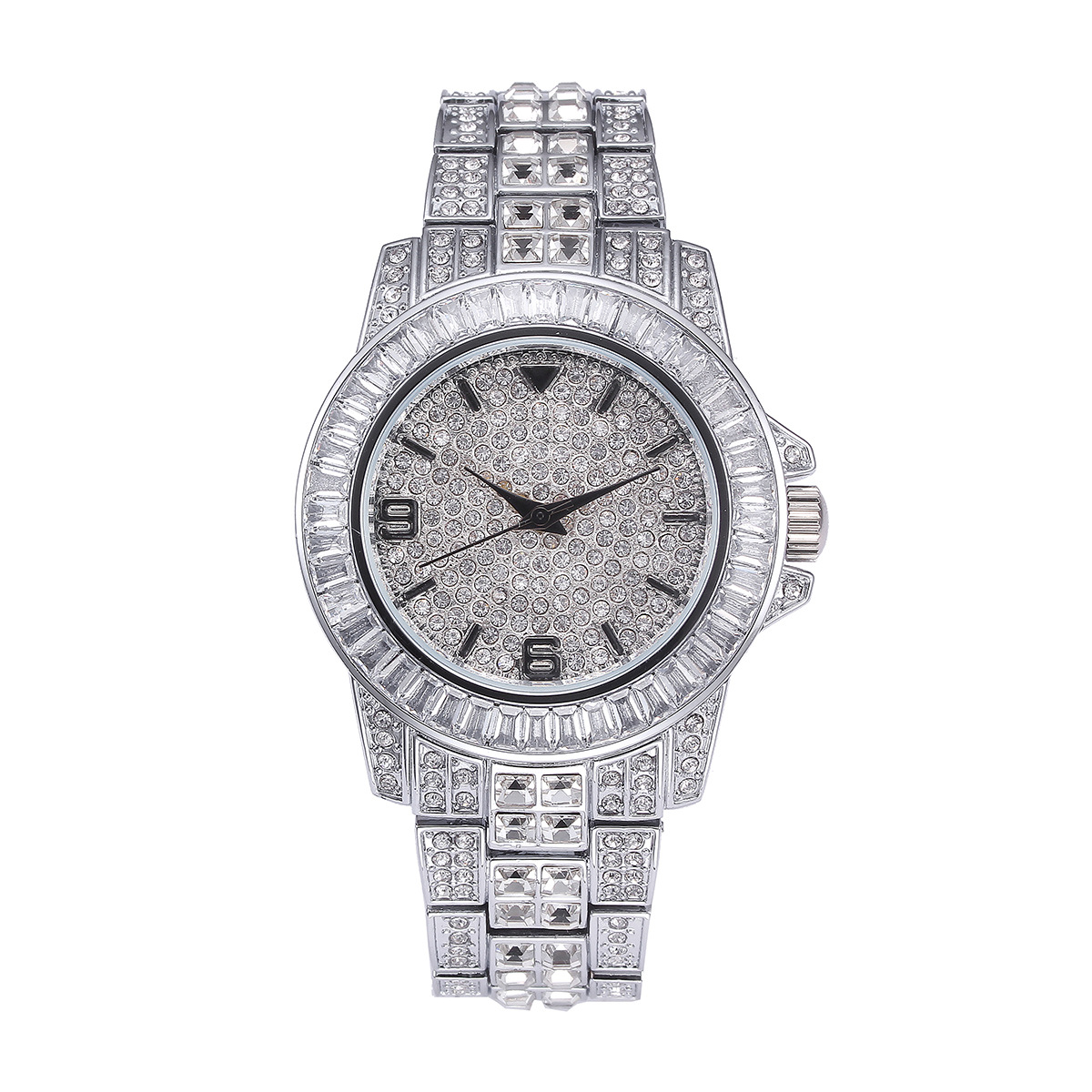 Luxury Full Stone Quartz Watch - Jewelry Watches Women recension och pris