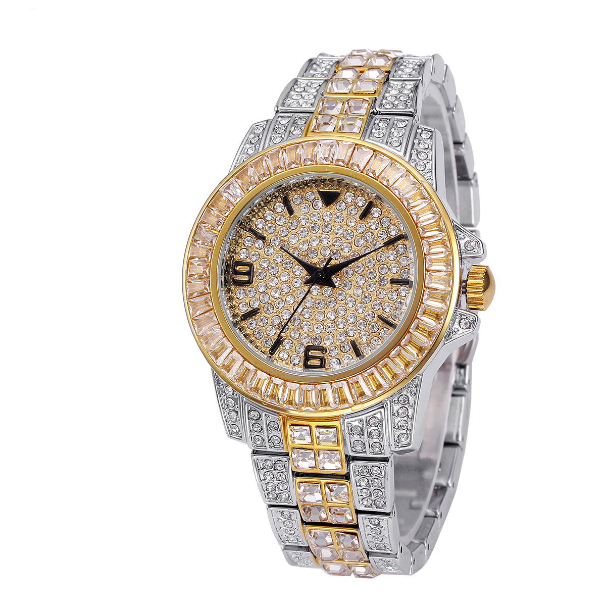 Luxury Full Stone Quartz Watch - Jewelry Watches Women recension och pris