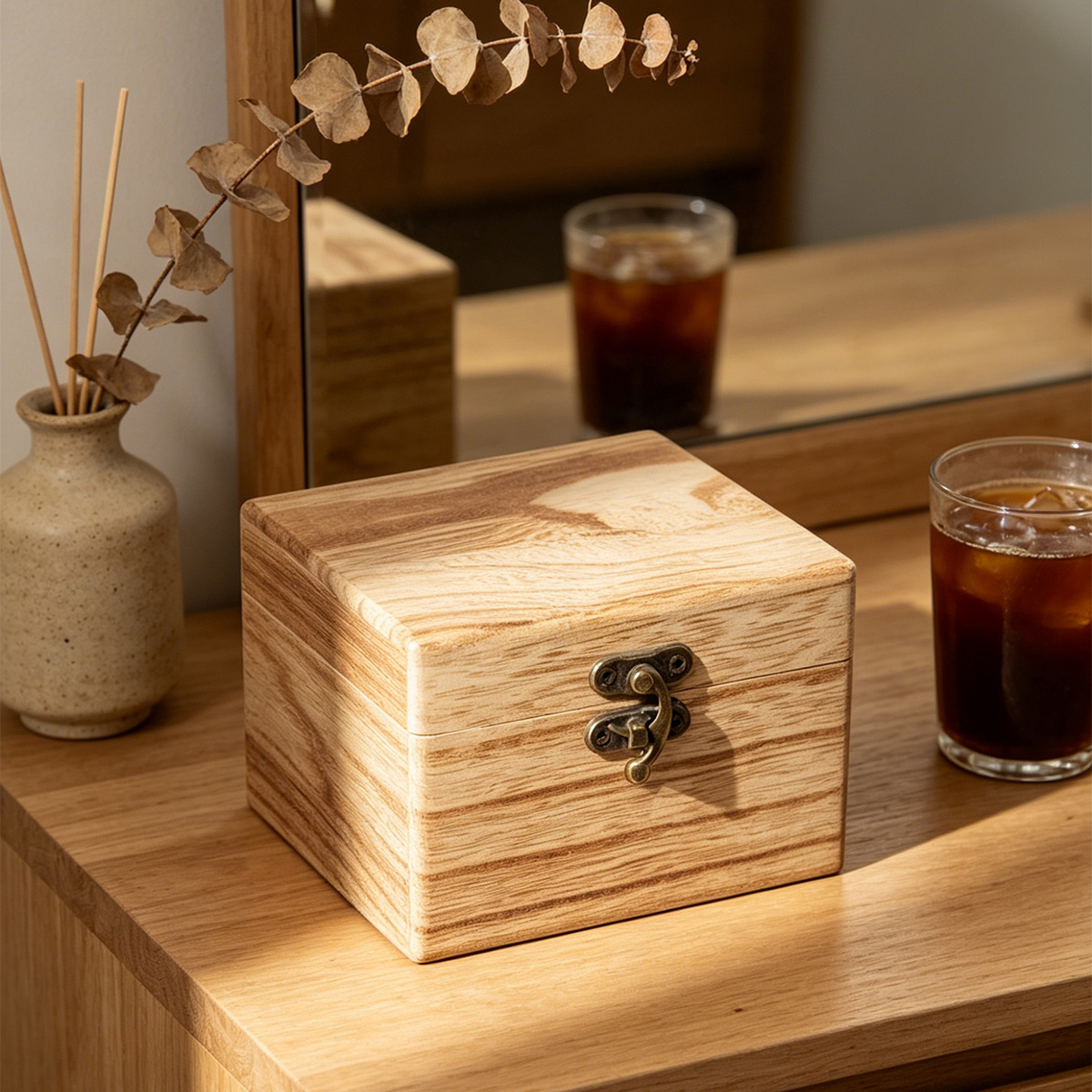 Vintage Wooden Watch Box for M - Vintage Jewelry Watches Women recension och pris