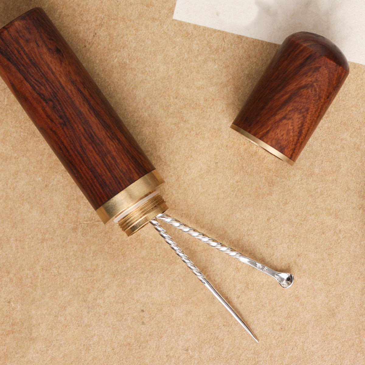 2Pcs Wooden Needle Storage Box - Jewelry And Watches Box recension och pris