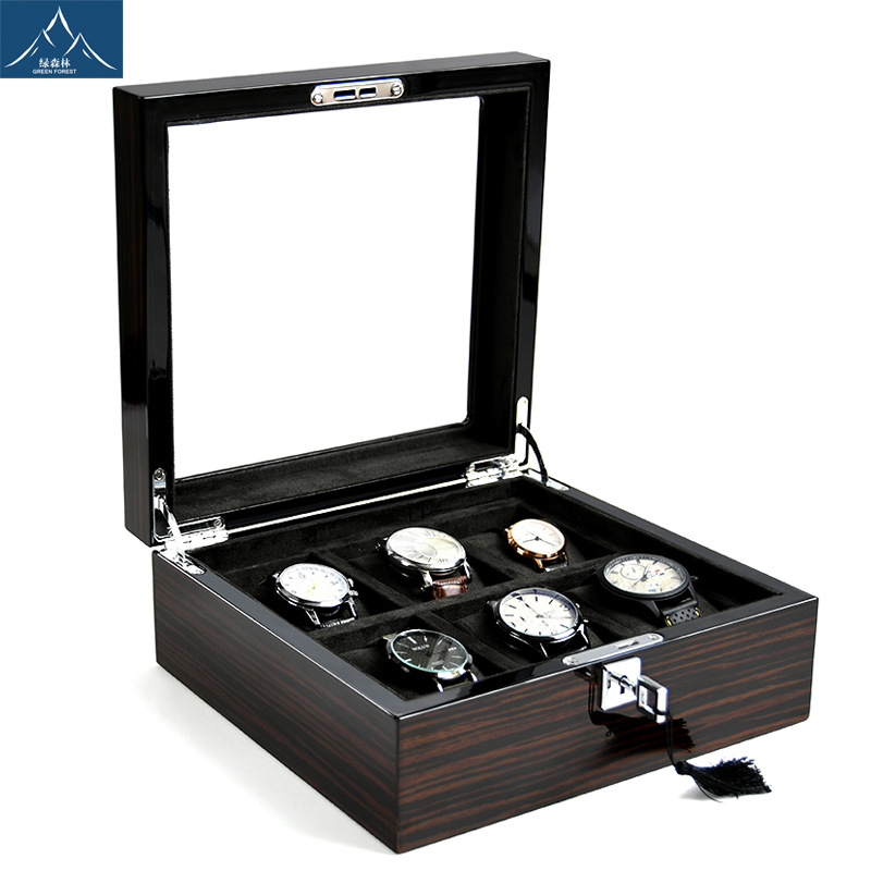 Hxl wooden piano lacquer multi - Jewelry And Watches Box recension och pris