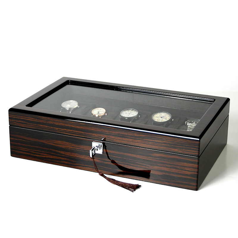 Hxl wooden piano lacquer multi - Jewelry And Watches Box recension och pris