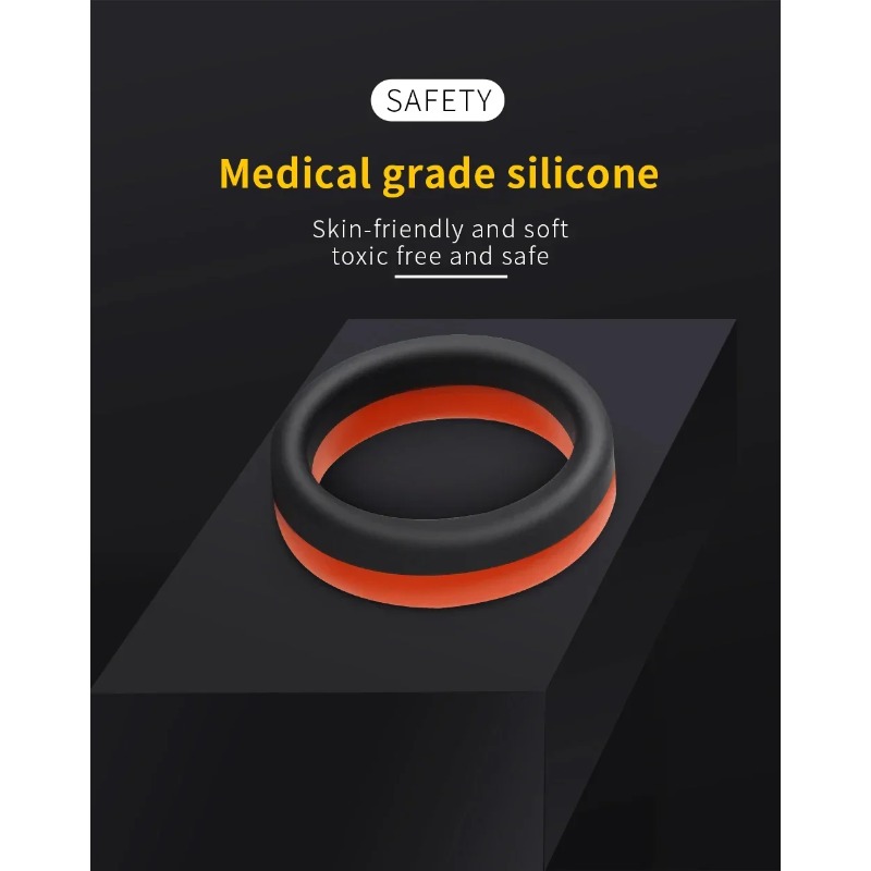 1pcs/set Penis Ring Delay Ejac - Couple Ring Set recension och pris