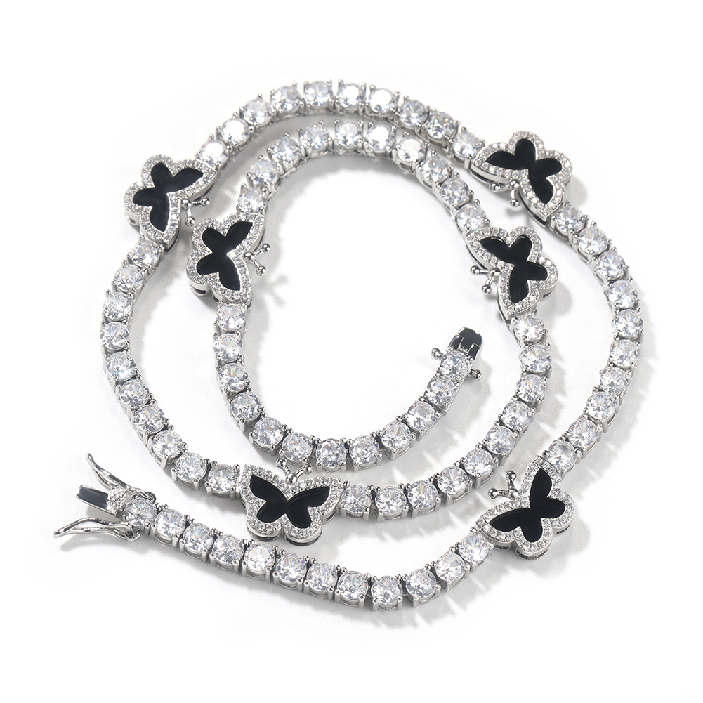 THE BLING KING 4mm Black Clove - Tennis Bracelet Cubic recension och pris