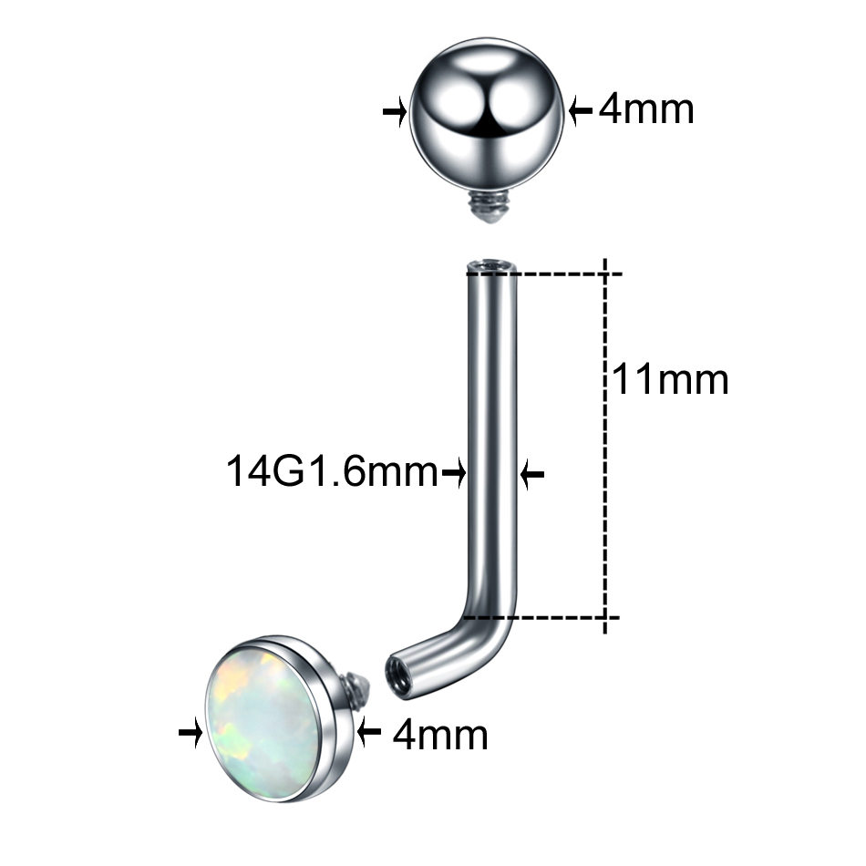 1PC ASTM F136 Titanium Christi - Christina Jewelry & Watches Marguerite Ørestik Forgyldt Sølv recension och pris