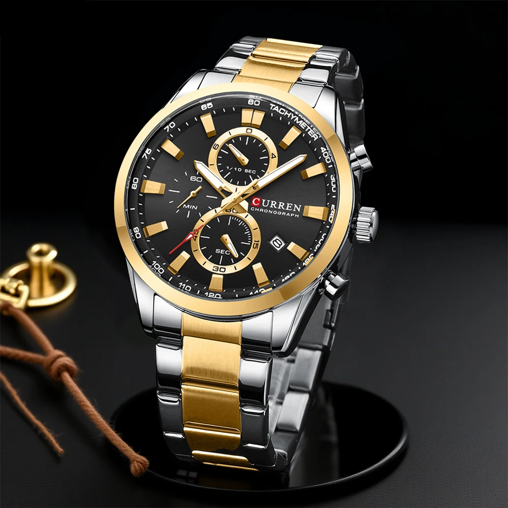 CURREN Casual Quartz Chrono Sp - Jewelry And Watches recension och pris