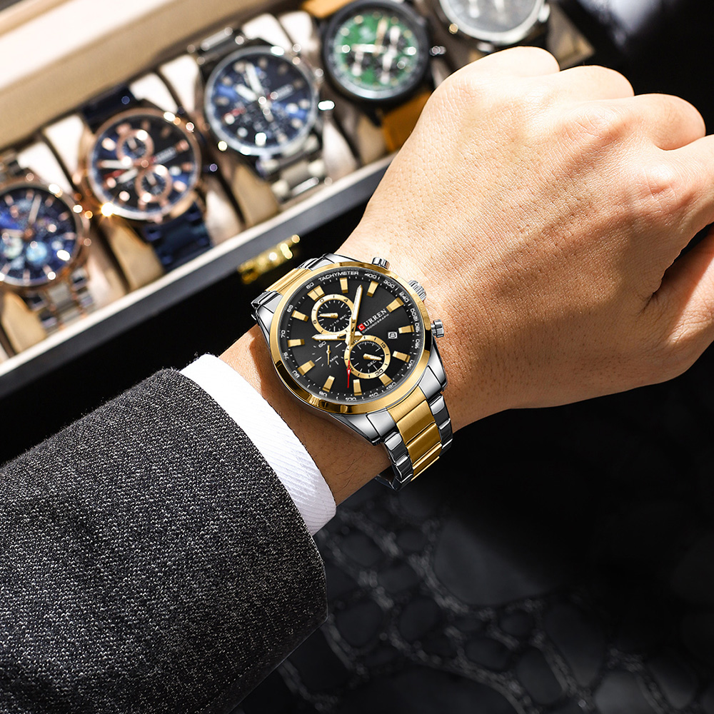 CURREN Casual Quartz Chrono Sp - Jewelry And Watches recension och pris