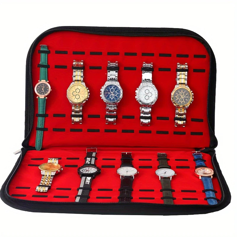 20 Slots Watch Storage Bag Con - Jewelry And Watches Box recension och pris