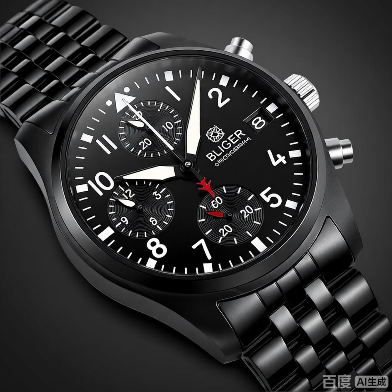 BLIGER Full Black Brushed 38mm - Jewelry And Watches recension och pris