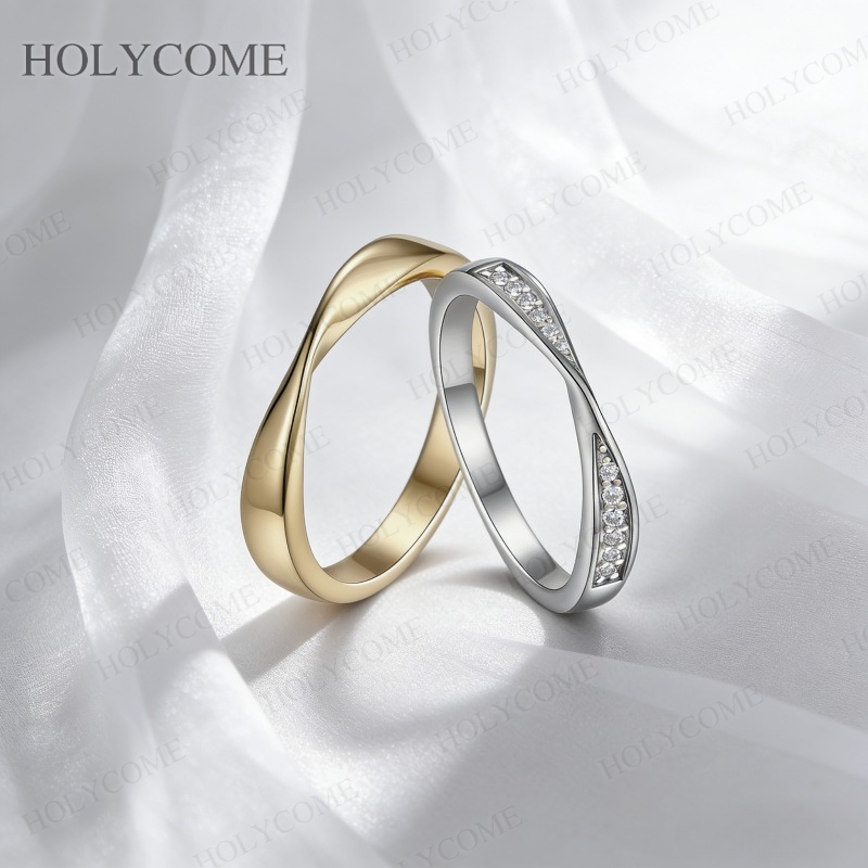 Moissanite Couple Rings 925 St - Couple Ring Set recension och pris