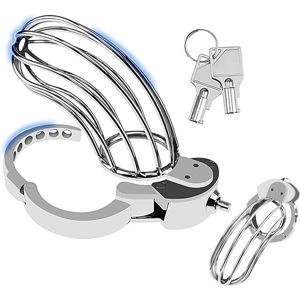 Push Lock Adjustable Chastity  - Couple Ring Set recension och pris