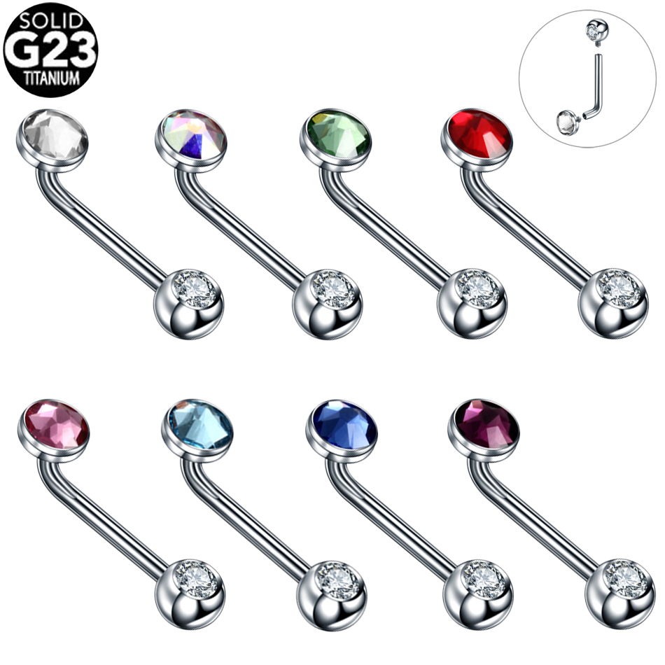1PC G23 Titanium Crystal Chris - Christina Jewelry & Watches Marguerite Ørestik Forgyldt Sølv recension och pris