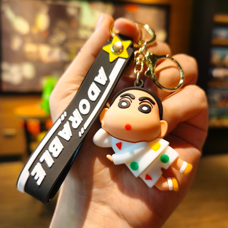 New cartoon cute wax Shin-chan - Couple Ring Set recension och pris