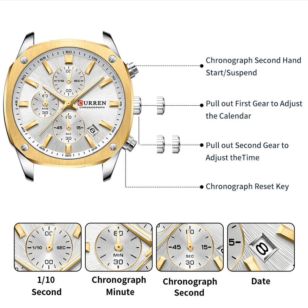 CURREN Modern Men's 42mm Sport - Jewelry And Watches recension och pris