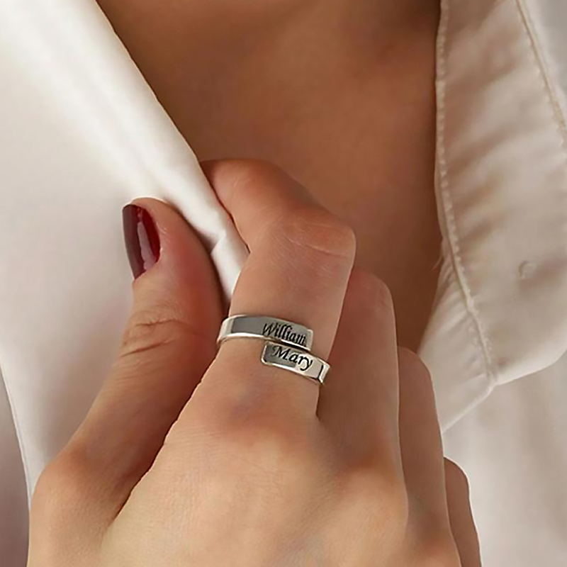 Stainless Steel Dating Ring Wo - Couple Ring Set recension och pris