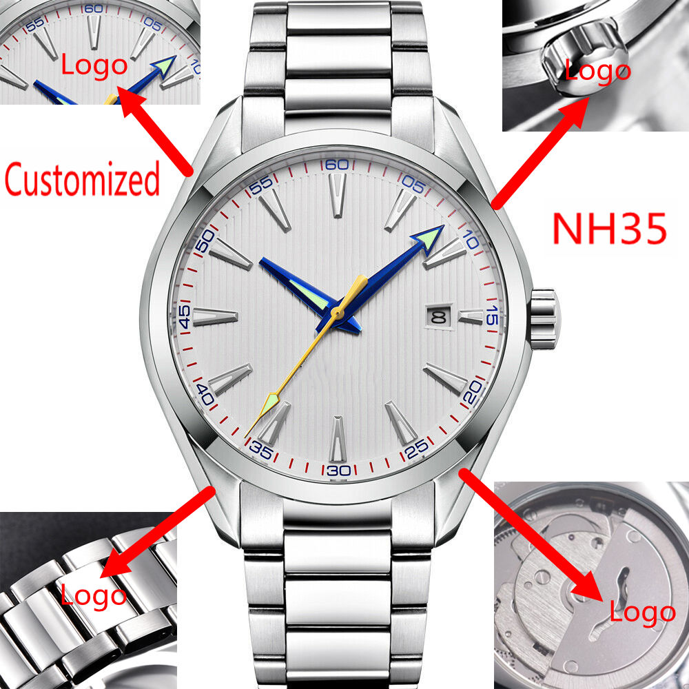 Custom Logo 41mm Men Miyota/NH - Jewelry And Watches recension och pris
