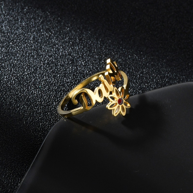36 Styles Custom Name Ring For - Couple Ring Set recension och pris