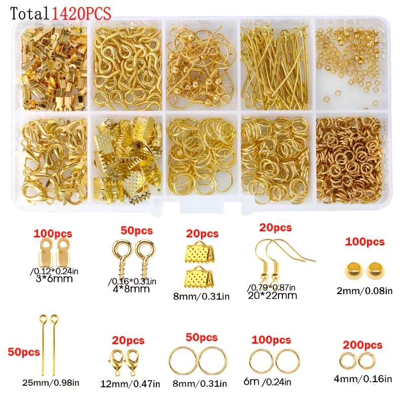 1420pcs 1box Jewelry Findings  - Jewelry Repair & Watches Durham Nc recension och pris