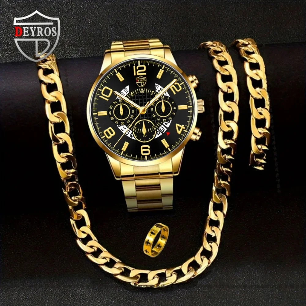 4pcs/set Men's Casual Watch Al - Best Jewelry Watches recension och pris